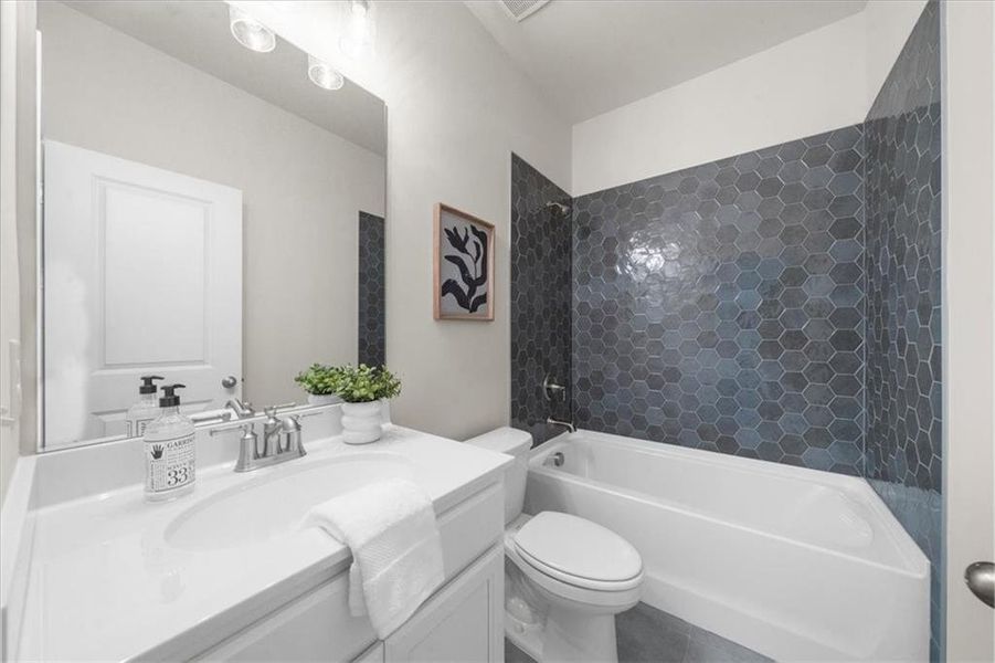 Furnished interior view inside a new home in River Rock, Ball Ground (Image 15).