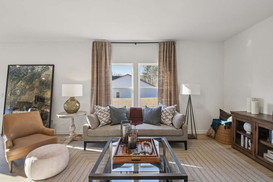 Representative furnished interior of a home built from the Astrid by Ashton Woods in Langston Reserve, Cartersville (Image 12).