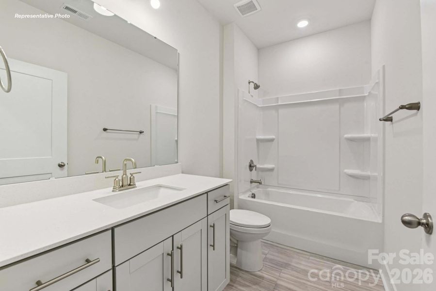 Furnished interior view inside a new home in Westport, York (Image 10).