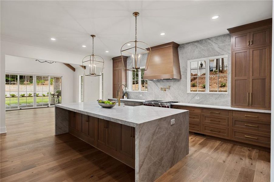 Furnished interior view inside a new home in , Atlanta (Image 6).