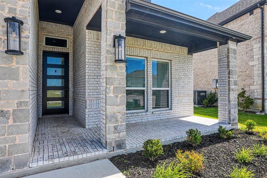 Exterior details and patio area of a home in , Little Elm (Image 4).