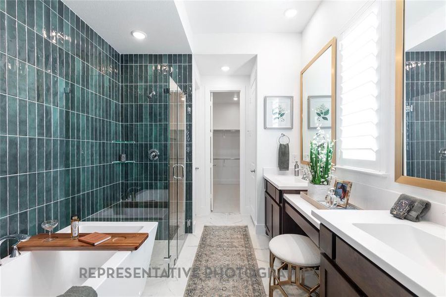 Furnished interior view inside a new home in Landmark, Denton (Image 18). Furnished interior view inside a new home in Landmark, Denton (Image 18).