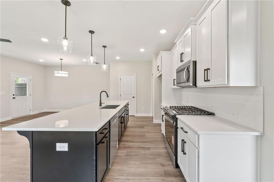 Furnished interior view inside a new home in Wilkins Walk, Mableton (Image 8). Furnished interior view inside a new home in Wilkins Walk, Mableton (Image 8).
