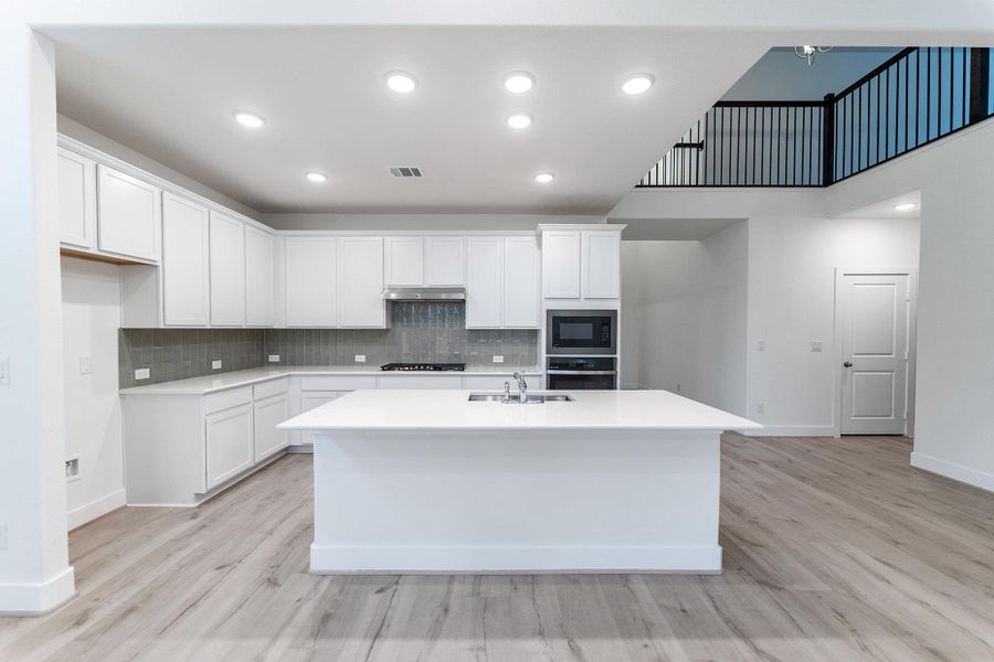 Furnished interior view inside a new home in Santa Rita Ranch, Liberty Hill (Image 4).
