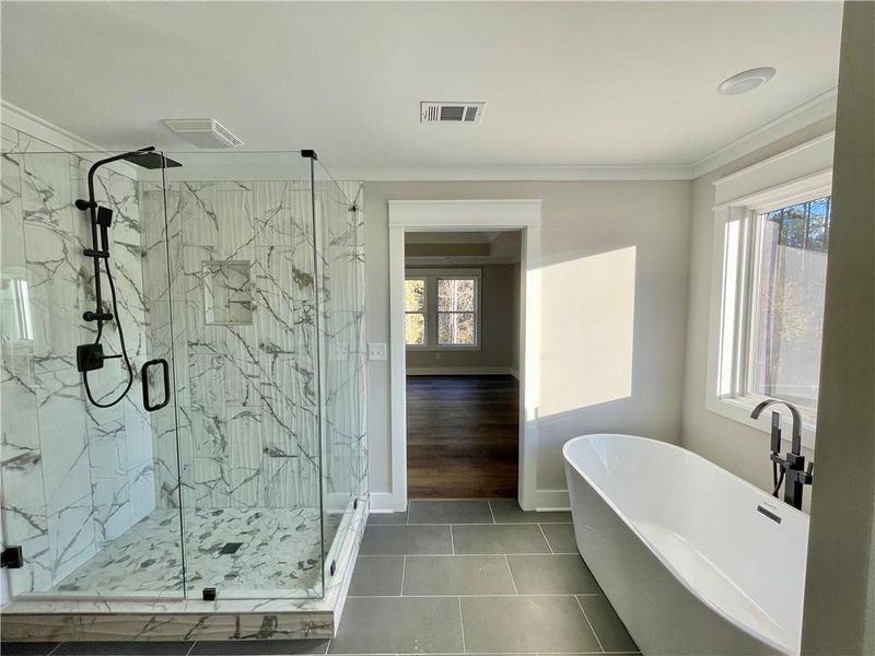 Furnished interior view inside a new home in , Monroe (Image 5).