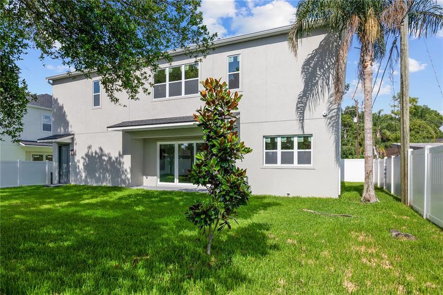 Exterior details and patio area of a home in , Tampa (Image 2). Exterior details and patio area of a home in , Tampa (Image 2).