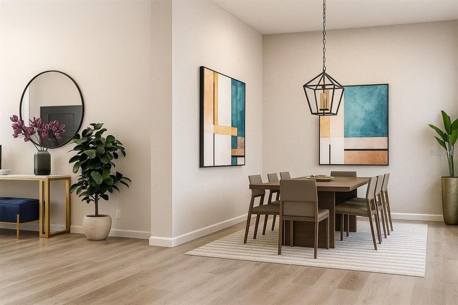 Furnished interior view inside a new home in , North Port (Image 17).