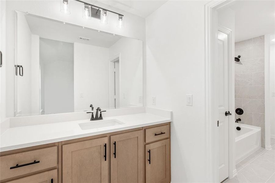 Furnished interior view inside a new home in Willow Wood, McKinney (Image 13).