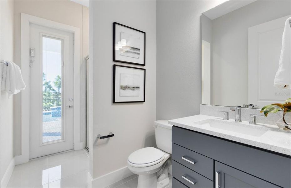 Furnished interior view inside a new home in Parkside Trails, Clermont (Image 32). Furnished interior view inside a new home in Parkside Trails, Clermont (Image 32).