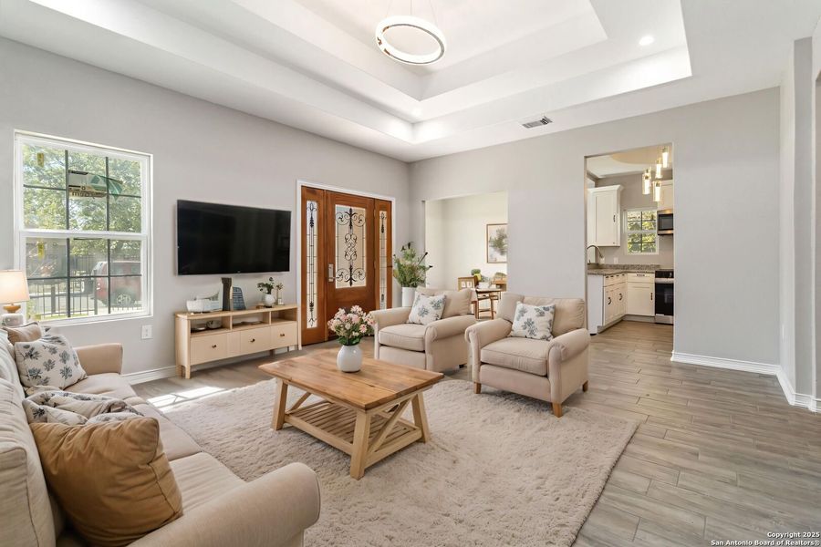 Furnished interior view inside a new home in , San Antonio (Image 4). Furnished interior view inside a new home in , San Antonio (Image 4).