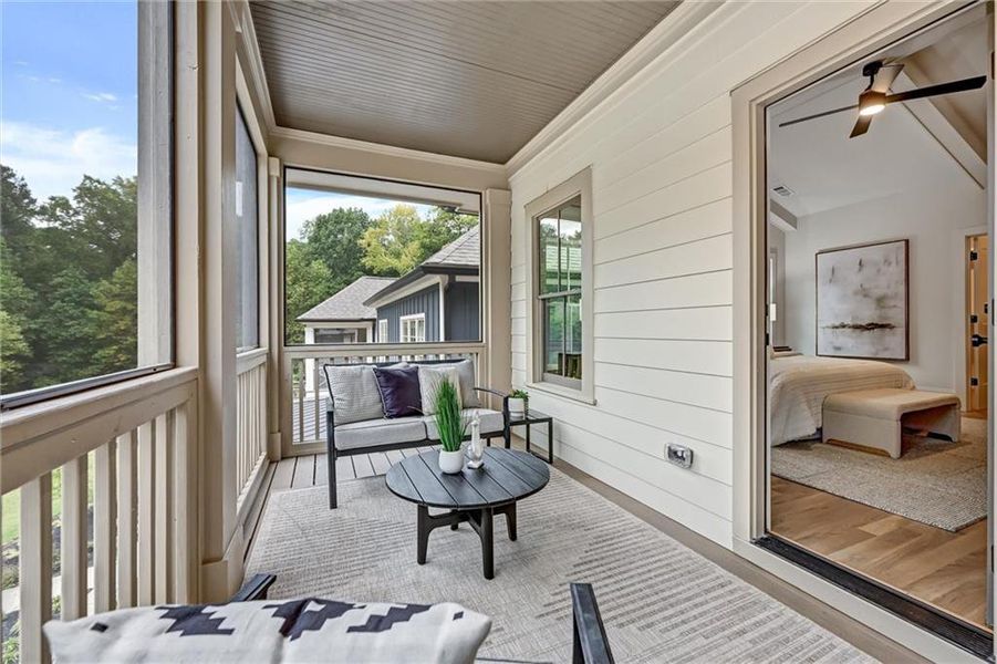 Exterior details and patio area of a home in Pendergrast Farm, Atlanta (Image 25).