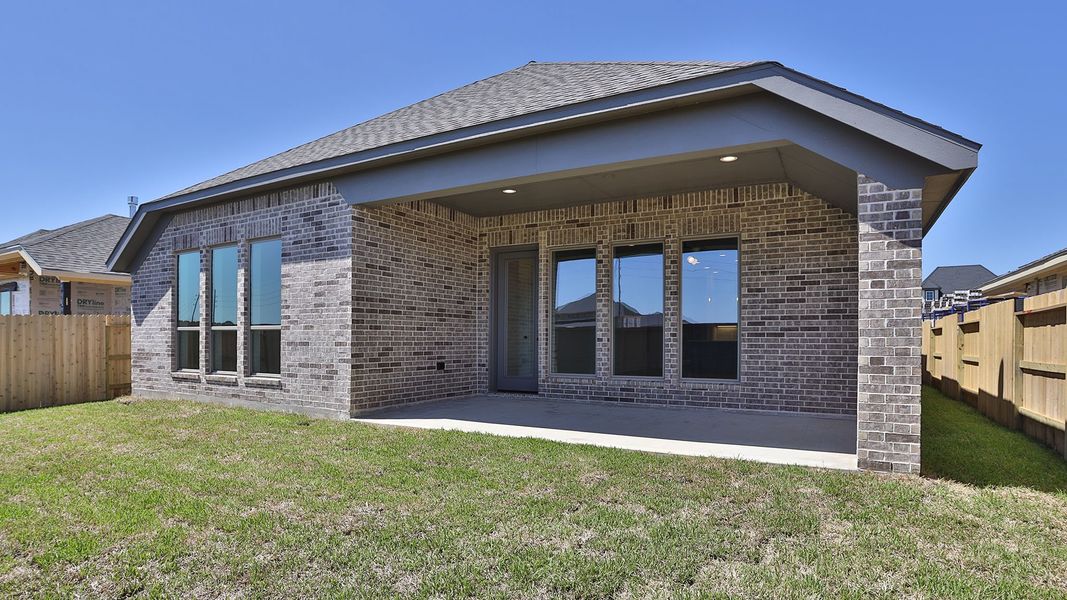 Exterior details and patio area of a home in The Grand Prairie, Hockley (Image 2).