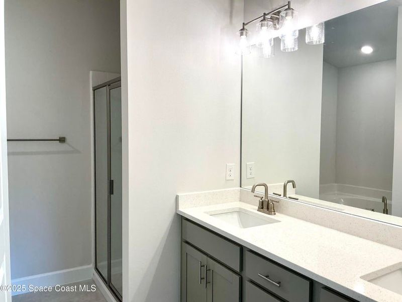 Furnished interior view inside a new home in St. John Preserve, Palm Bay (Image 6). Furnished interior view inside a new home in St. John Preserve, Palm Bay (Image 6).