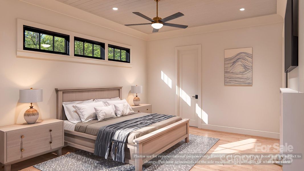 Furnished interior view inside a new home in , Charlotte (Image 6).