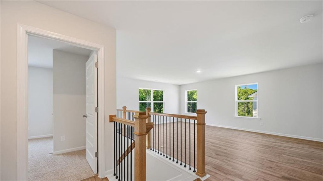 Spacious, unfurnished interior of a new home in The Gates at Pates Creek, Hampton (Image 26). Spacious, unfurnished interior of a new home in The Gates at Pates Creek, Hampton (Image 26).