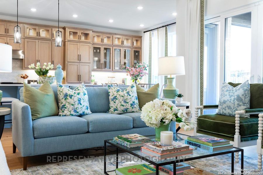 Furnished interior view inside a new home in Mont Blanc, Schertz (Image 17).