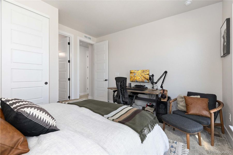 Furnished interior view inside a new home in Haskins Station, Arvada (Image 17). Furnished interior view inside a new home in Haskins Station, Arvada (Image 17).