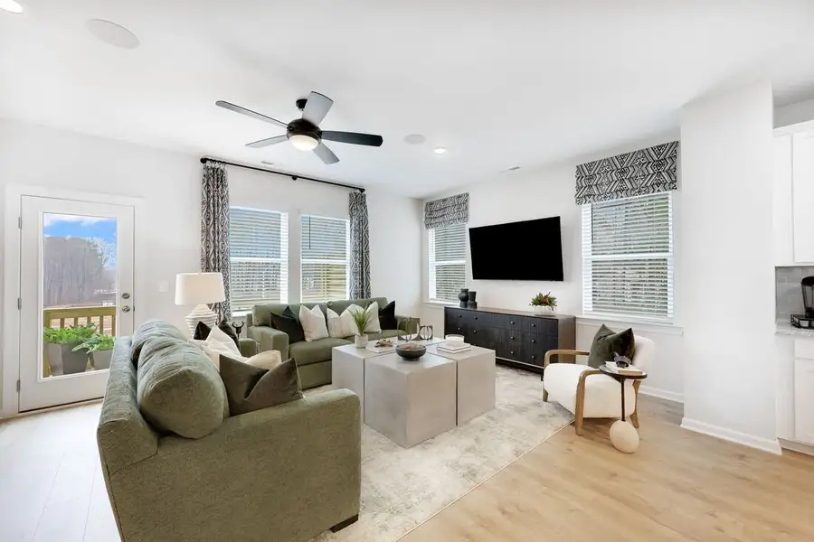 Furnished interior view inside a new home in Buffalo Townes, Garner (Image 4).