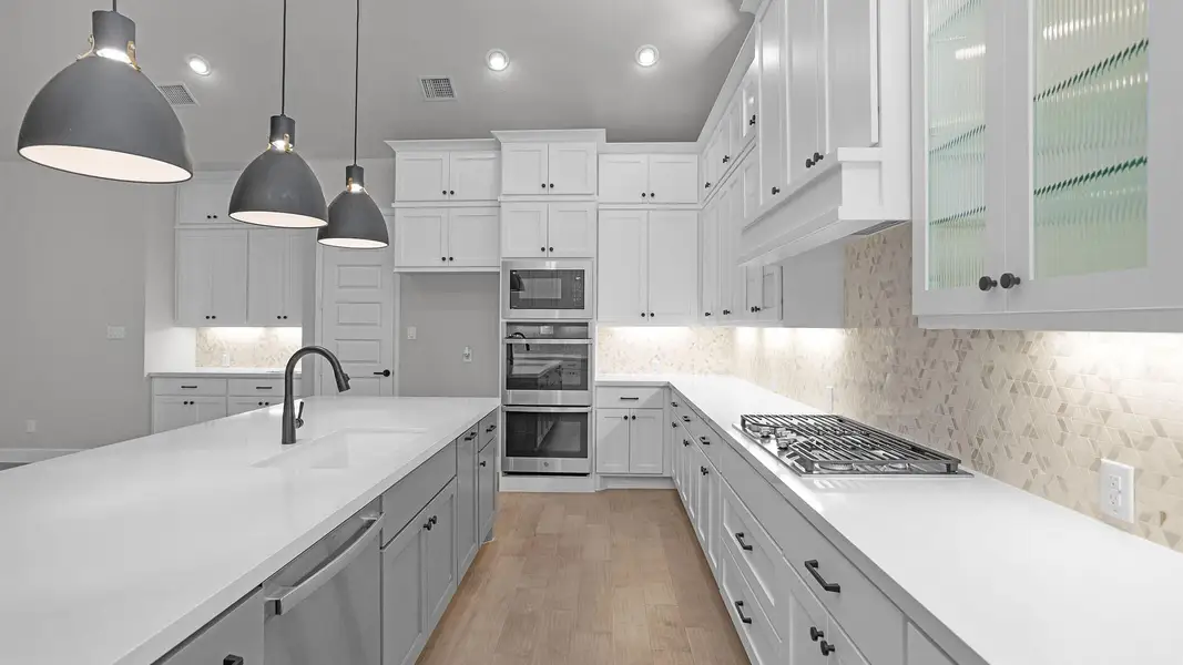 Furnished interior view inside a new home in The Woodlands Hills 75', Willis (Image 5).