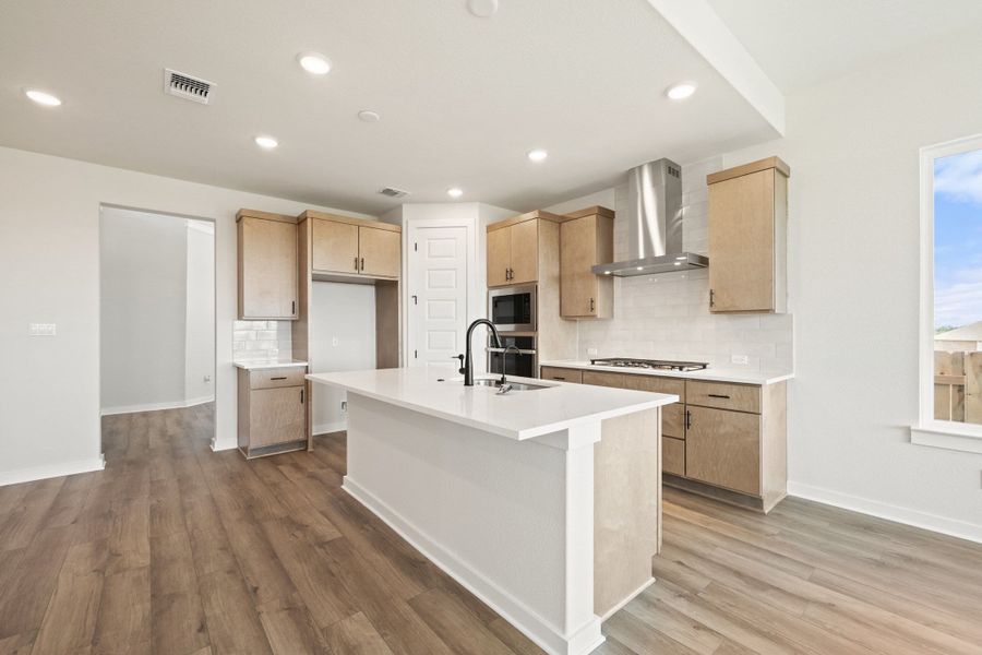 Furnished interior view inside a new home in Lariat, Liberty Hill (Image 12).