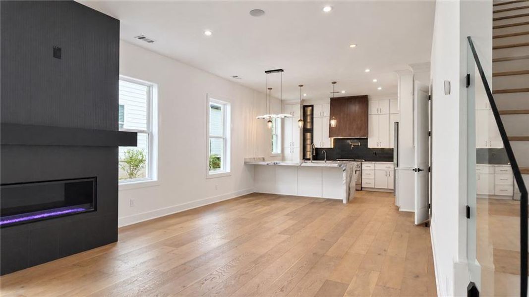 Furnished interior view inside a new home in , Sugar Hill (Image 33).