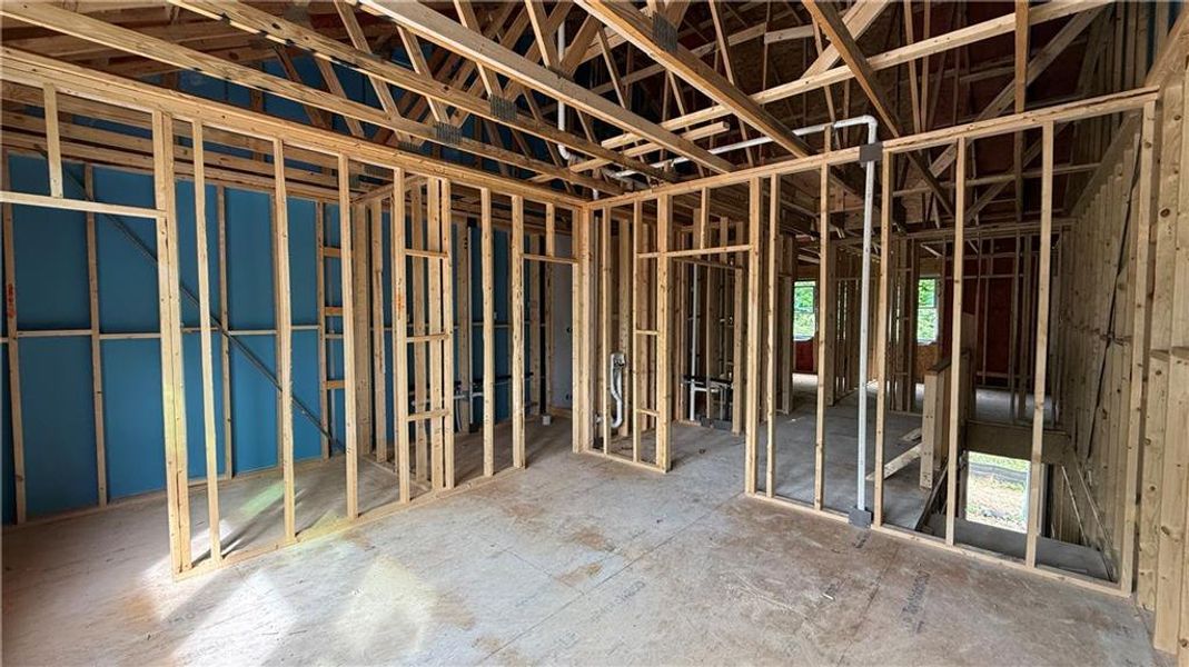In-progress construction of a new home in Park Vue, Atlanta, GA (Image 37).