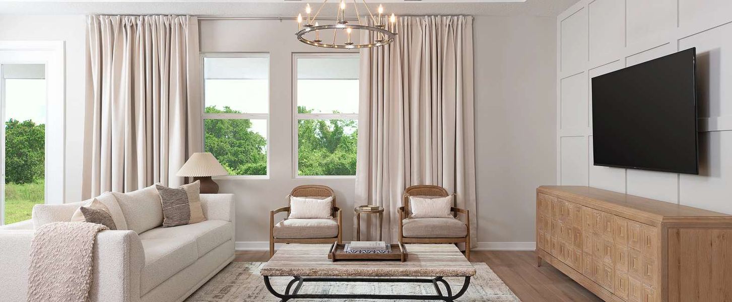 Representative furnished interior of a home built from the Lassen by Ashton Woods in Tyson Reserve, St. Cloud (Image 8).