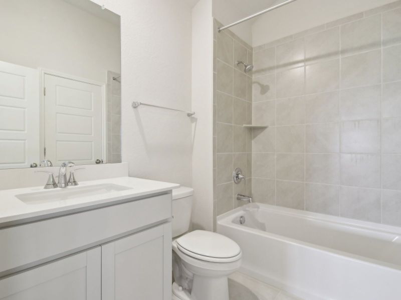 Furnished interior view inside a new home in Arcadia Ridge - Classic Series, San Antonio (Image 9).