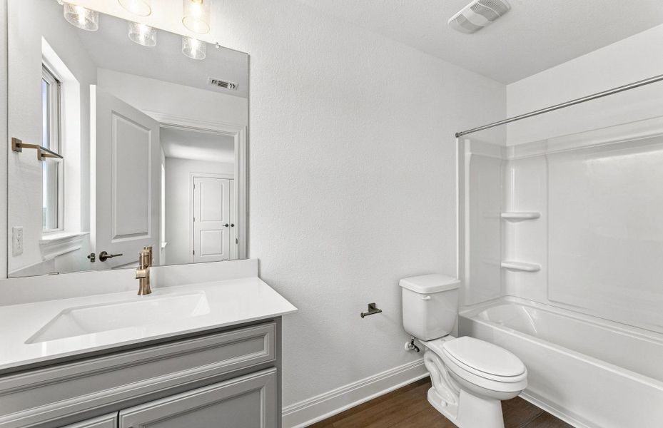 Furnished interior view inside a new home in Saddleback at Santa Rita Ranch, Liberty Hill (Image 14).