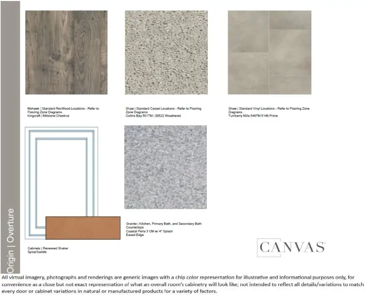 Sample of building materials used in homes in Camden, Angier (Image 29).
