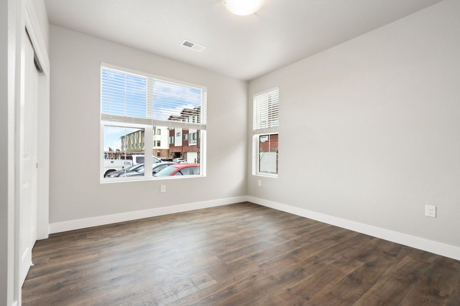 Representative unfurnished interior of a home built from the The Shavano by Landmark Homes in Northfield at Old Town, Fort Collins (Image 11).