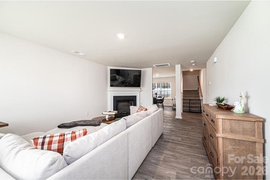 Furnished interior view inside a new home in Mills at Long Creek, Dallas (Image 6).