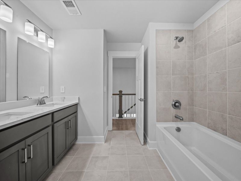 Furnished interior view inside a new home in Maxwell Commons, Easley (Image 8).