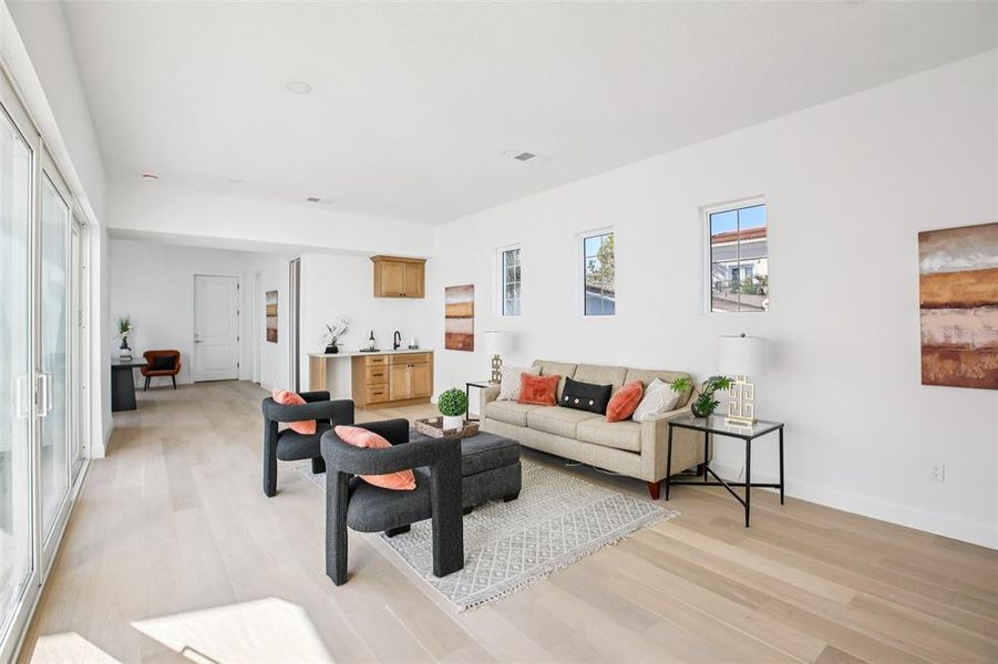 Furnished interior view inside a new home in , St. Petersburg (Image 8). Furnished interior view inside a new home in , St. Petersburg (Image 8).