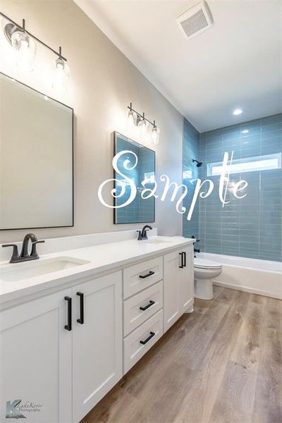 Furnished interior view inside a new home in , Abilene (Image 13).