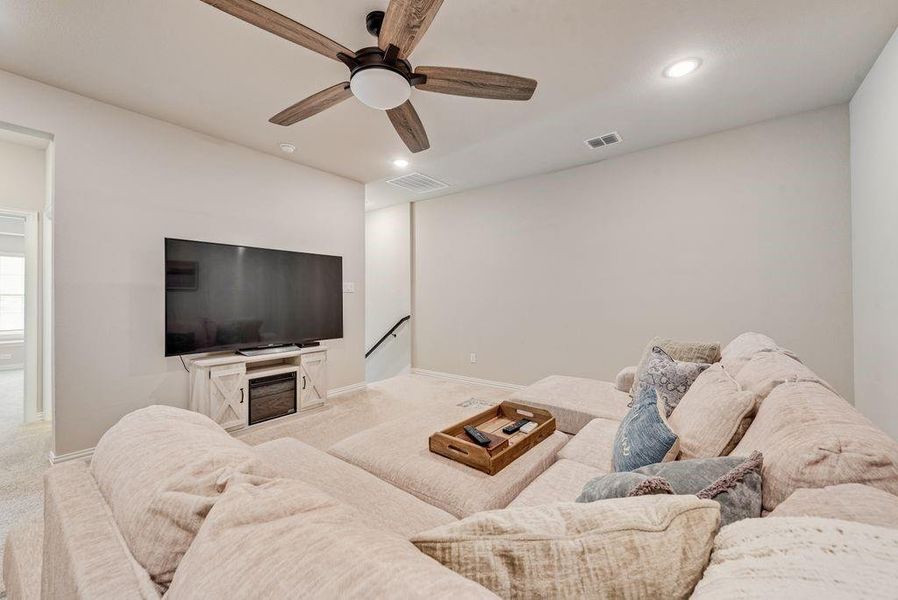 Furnished interior view inside a new home in , Flower Mound (Image 25).