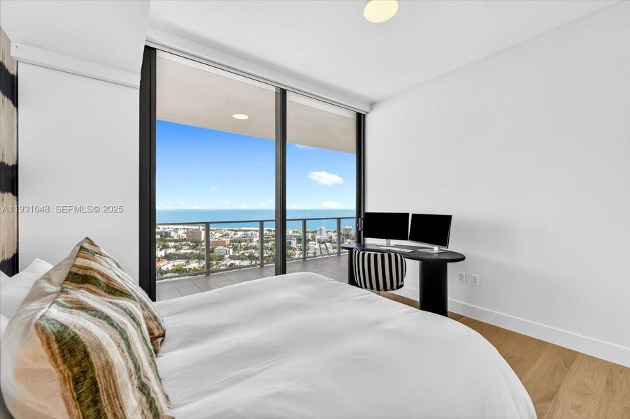 Furnished interior view inside a new home in , Miami Beach (Image 27). Furnished interior view inside a new home in , Miami Beach (Image 27).