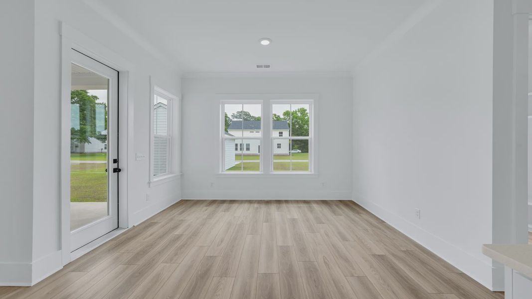 Furnished interior view inside a new home in Oak Landing, Mount Pleasant (Image 13). Furnished interior view inside a new home in Oak Landing, Mount Pleasant (Image 13).