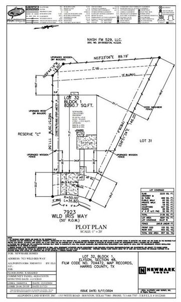 PLOT PLAN