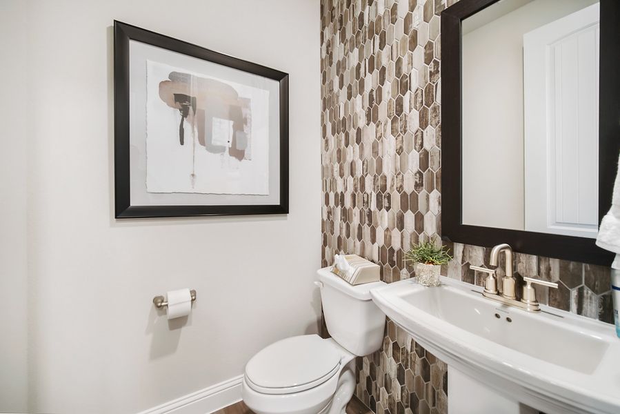 Representative furnished interior of a home built from the Mckinney by Beazer Homes in Timber Hollow: Heritage Collection, Magnolia (Image 8).