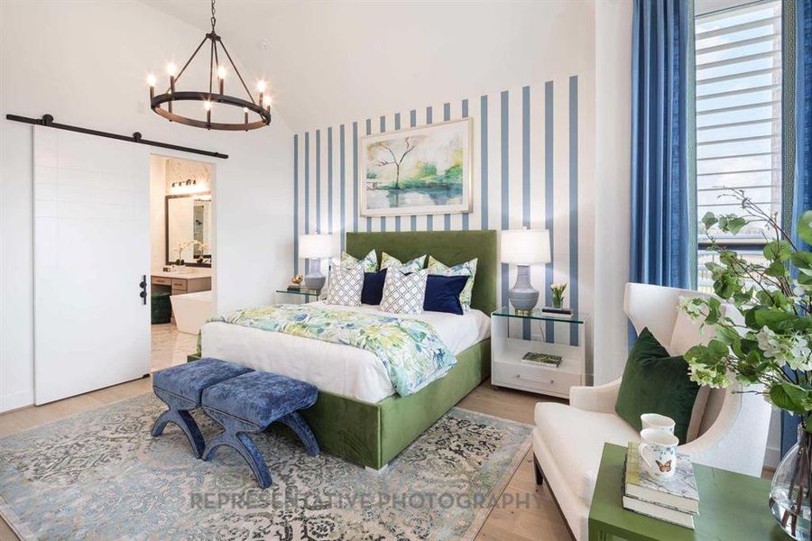 Furnished interior view inside a new home in Sandbrock Ranch, Aubrey (Image 30).