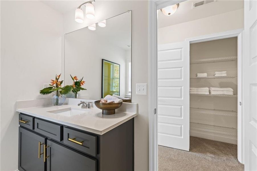 Furnished interior view inside a new home in Clark Farms, Flowery Branch (Image 24).