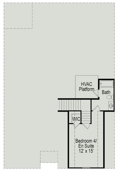2D floor plan layout of this home in Stratford Station, Lebanon, TN (Image 4). 2D floor plan layout of this home in Stratford Station, Lebanon, TN (Image 4).