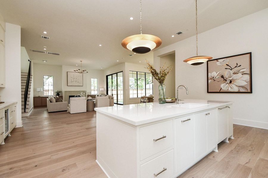 Furnished interior view inside a new home in , Houston (Image 14).