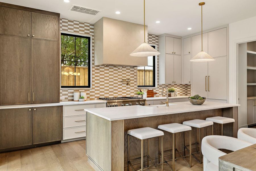 Furnished interior view inside a new home in , Austin (Image 34).