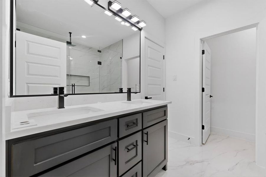 Furnished interior view inside a new home in , Dallas (Image 4).