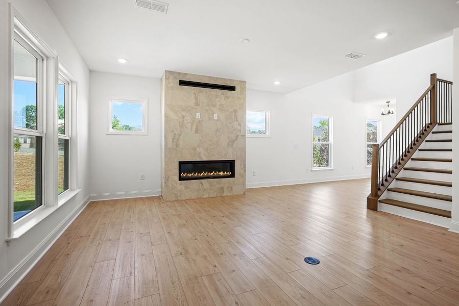 Spacious, unfurnished interior of a new home in Elmbrook, Indian Trail (Image 61). Spacious, unfurnished interior of a new home in Elmbrook, Indian Trail (Image 61).