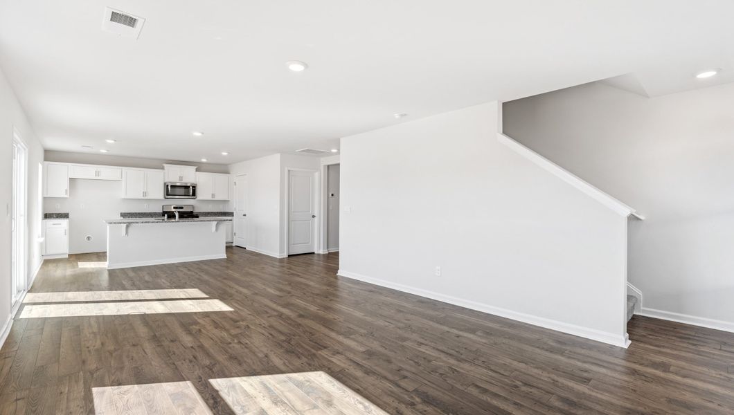Representative unfurnished interior of a home built from the PENWELL by D.R. Horton in Baxter Village, Boiling Springs (Image 22).
