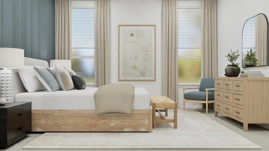 Furnished interior view inside a new home in , Salado (Image 18).