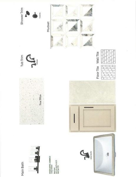 Sample of building materials used in homes in Harvest Green - Final Opportunities, Missouri City (Image 10).